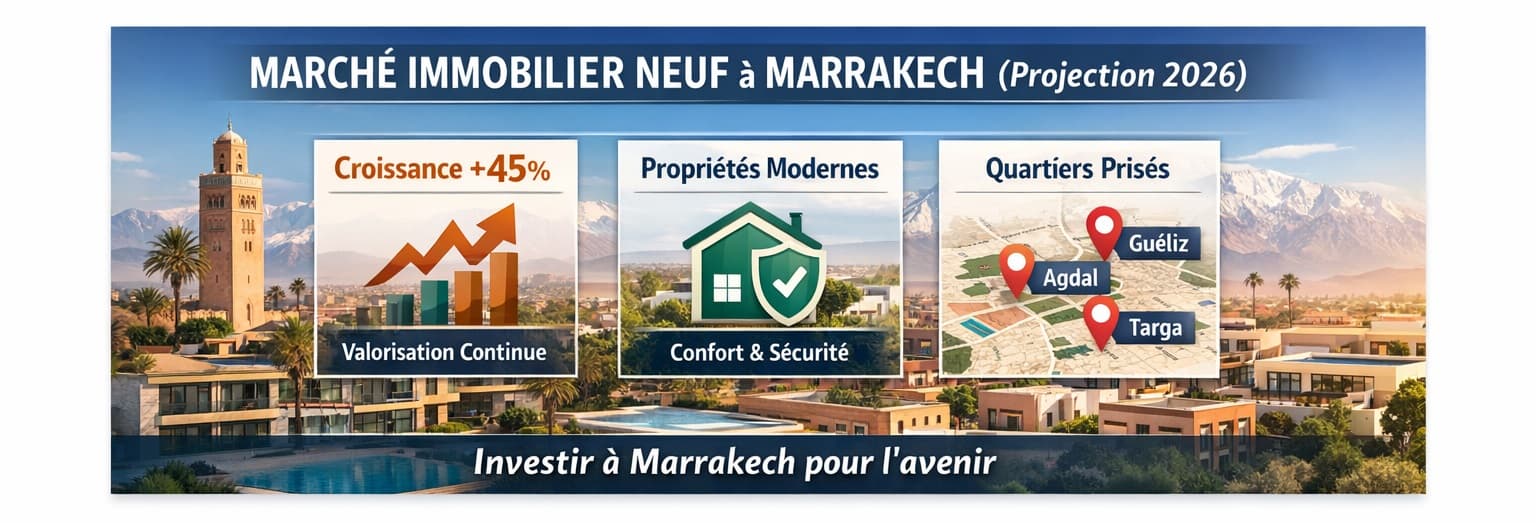 Marché immobilier neuf à Marrakech